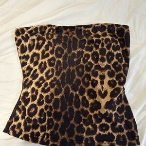 SHEIN Leopard Print Tube Top